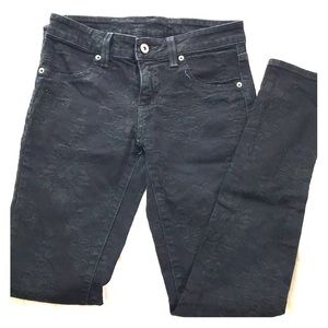 Black Carmar patterned jeans